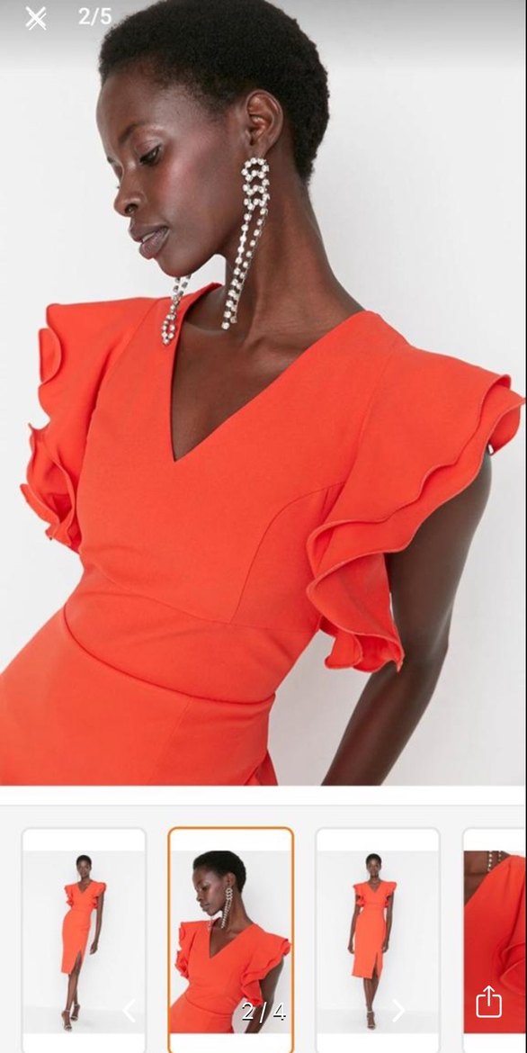 Nar çiçeği elbise - Görsel 2