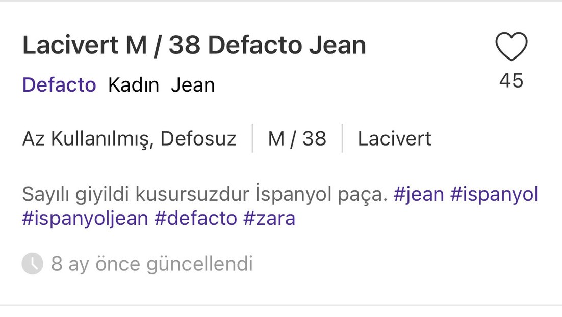 Lacivert Jean - Görsel 3