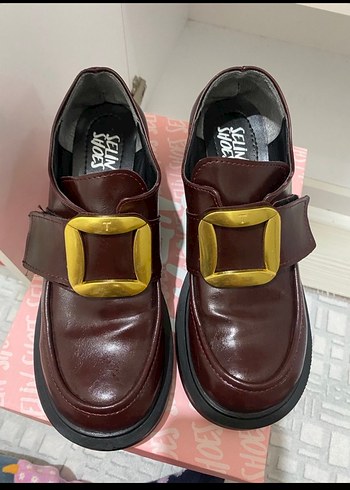 Cırt-cırtlı toka detaylı loafer - Görsel 2