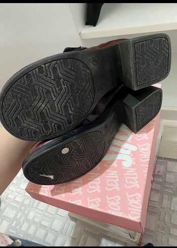 Cırt-cırtlı toka detaylı loafer - Görsel 3