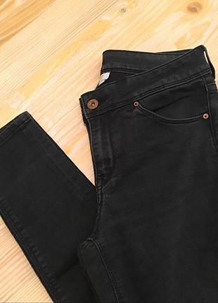 38 Beden siyah Renk Yüksek Bel Skinny Pantolon 
