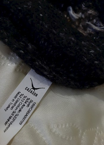 Gri Kürklü Örgü Kadın Bere - Görsel 5