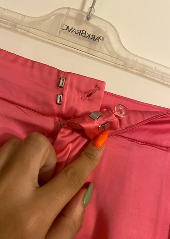 40 Beden Pembe Mini Pilili Kadın Şort