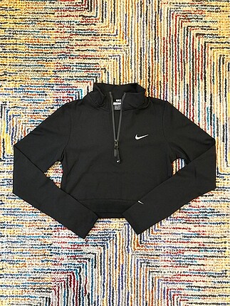 Nike Likralı Dalgıç Kumaş Fermuarlı Büstiyer