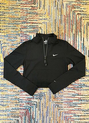 Nike Likralı Büstiyer Fermuarlı Baskılı #adidas #puma #nike #pul