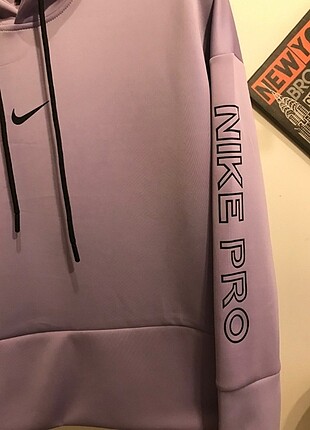 s Beden mor Renk Nike Pro Scuba Kumaş Kapşonlu Sweatshirt #adidas #puma #nike #pu