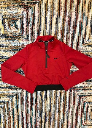 Nike Likralı Büstiyer Fermuarlı Baskılı S beden 70 75 oluyor #ad