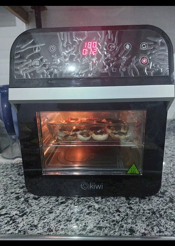 Siyah Kiwi Elektrikli Fırın ve Izgara - Görsel 4