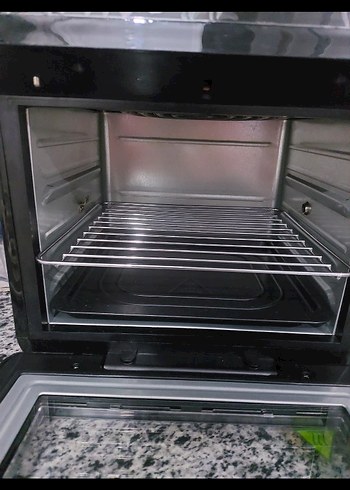 Siyah Kiwi Elektrikli Fırın ve Izgara - Görsel 5