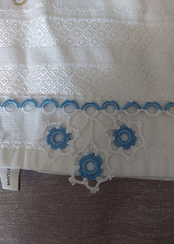 TIĞ OYALI CEYIZLIK SIFIR HAVLU - Görsel 3