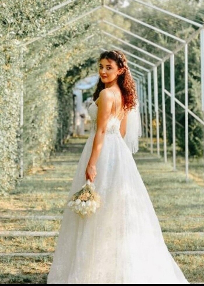 34/36 BEDEN GÜPÜRLÜ GELİNLİK - Görsel 3