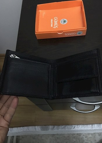 Erkek Siyah Minimalist Cüzdan - Görsel 2