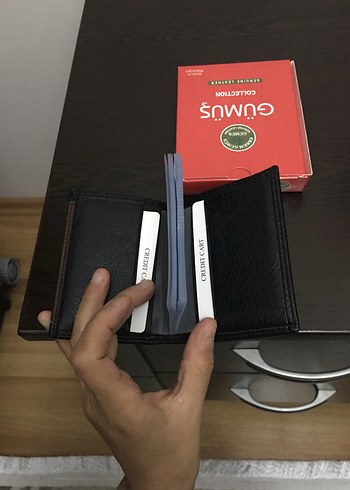 Siyah Minimalist Erkek Cüzdanı - Görsel 2