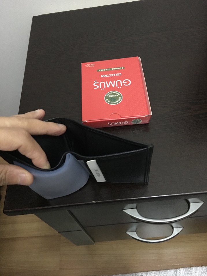 Siyah Minimalist Erkek Cüzdanı - Görsel 3