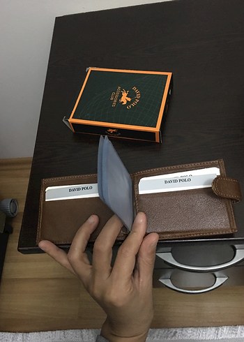 Koyu Kahverengi Erkek Cüzdanı - Görsel 2