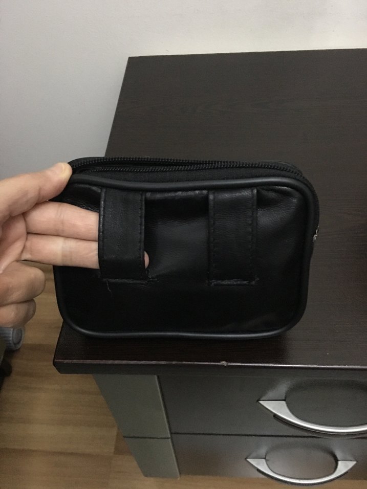 Siyah Erkek Biker Omuz Çantası - Görsel 3