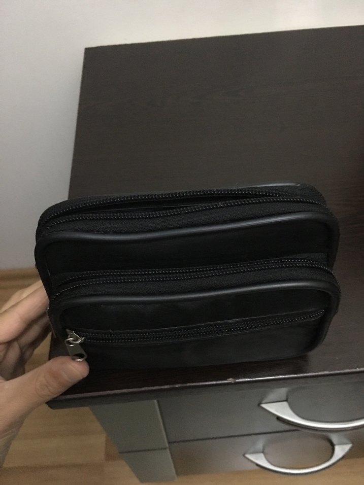 Siyah Erkek Biker Omuz Çantası - Görsel 2