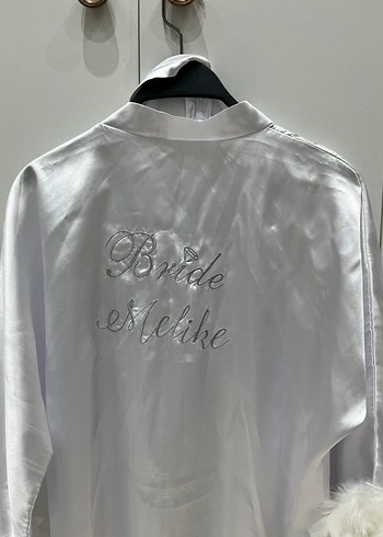 diğer Beden Bride to be Melike yazılı sabahlık