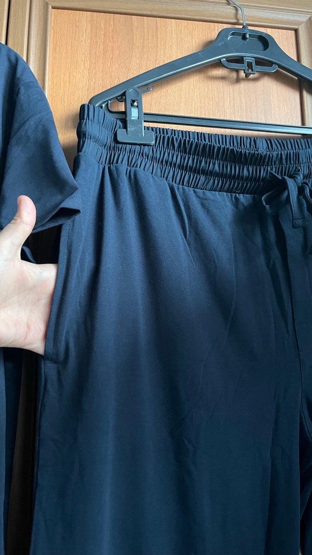 Lacivert Erkek Oversize Pijama Takımı - Görsel 5