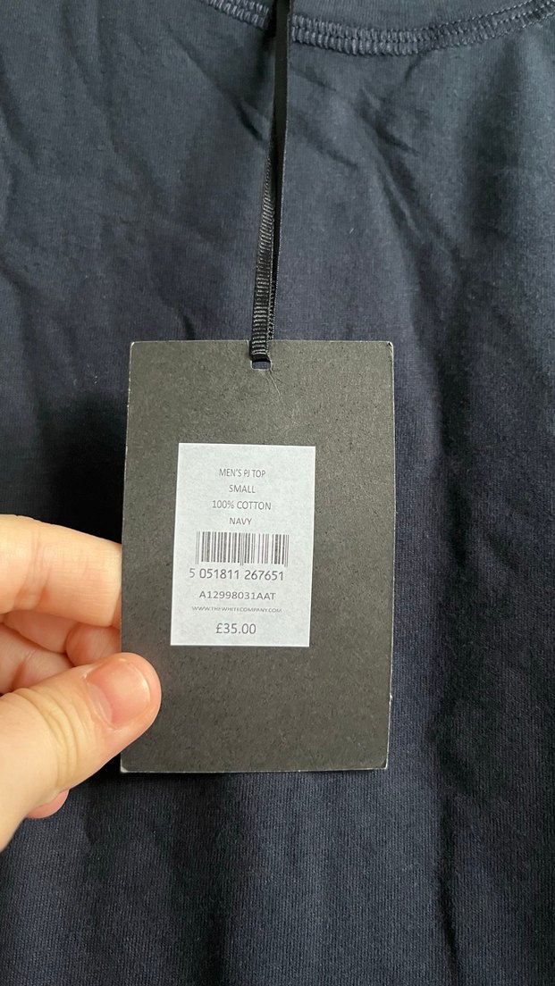 Lacivert erkek pijama üstü - Görsel 3