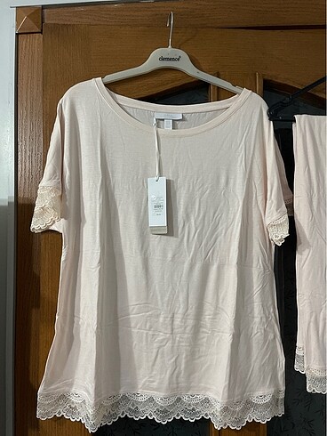 The Little White Company Açık pembe pijama takımı