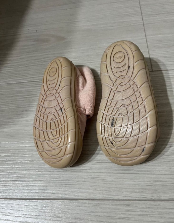 Vicco Kız Çocuk Pembe Cırtcırtlı panduf - Görsel 3