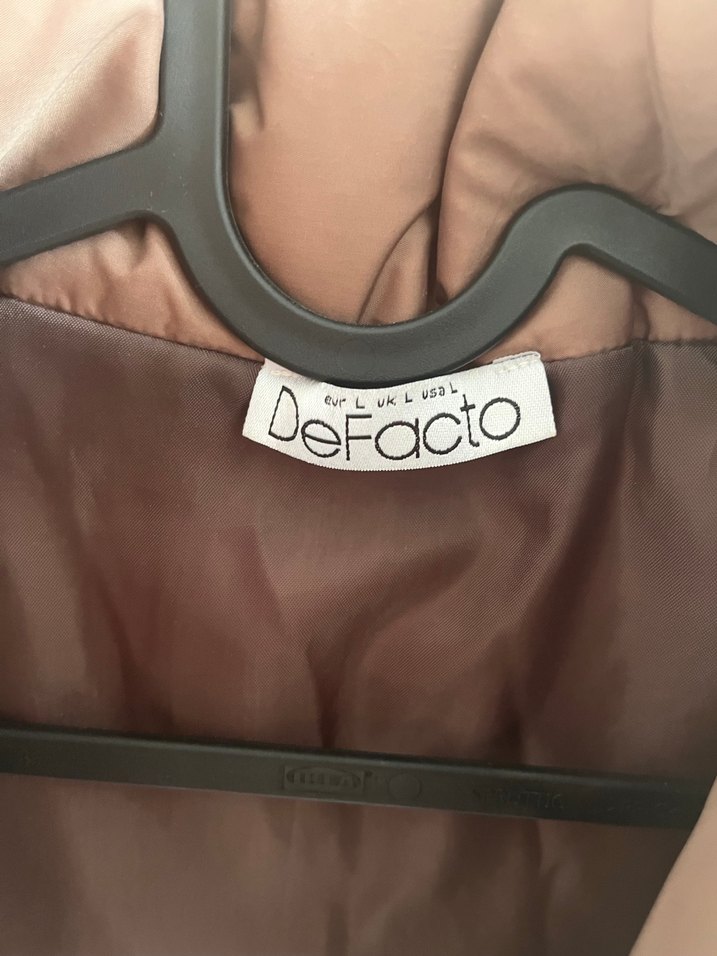 Kahverengi şişme Kadın Yelek - Görsel 2