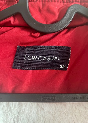 Kırmızı Kadın Sıcak Kış Montu - Görsel 2