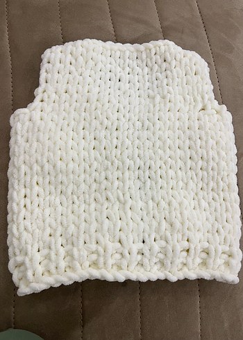 Kız Çocuk Örgü Yelek - Görsel 2