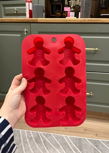 Kırmızı Zencefilli Adam Kek Kalıbı - Görsel 2