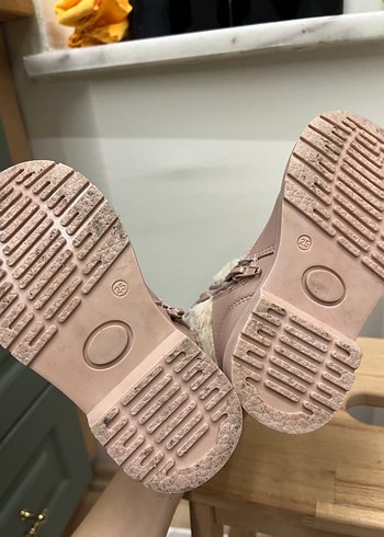 LCW STEPS Kız Bebek Süet Görünümlü Bot - Görsel 4