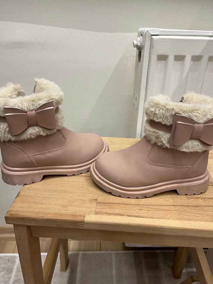 LCW STEPS Kız Bebek Süet Görünümlü Bot - Görsel 5