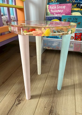 Epoksi çocuk sehpası - Görsel 3