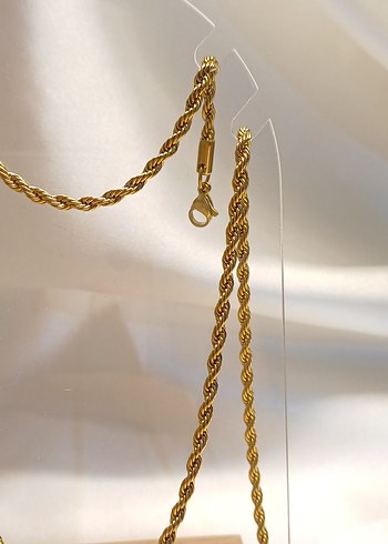 Çelik Burgu Kolye + Burgu Bileklik Set - Görsel 2