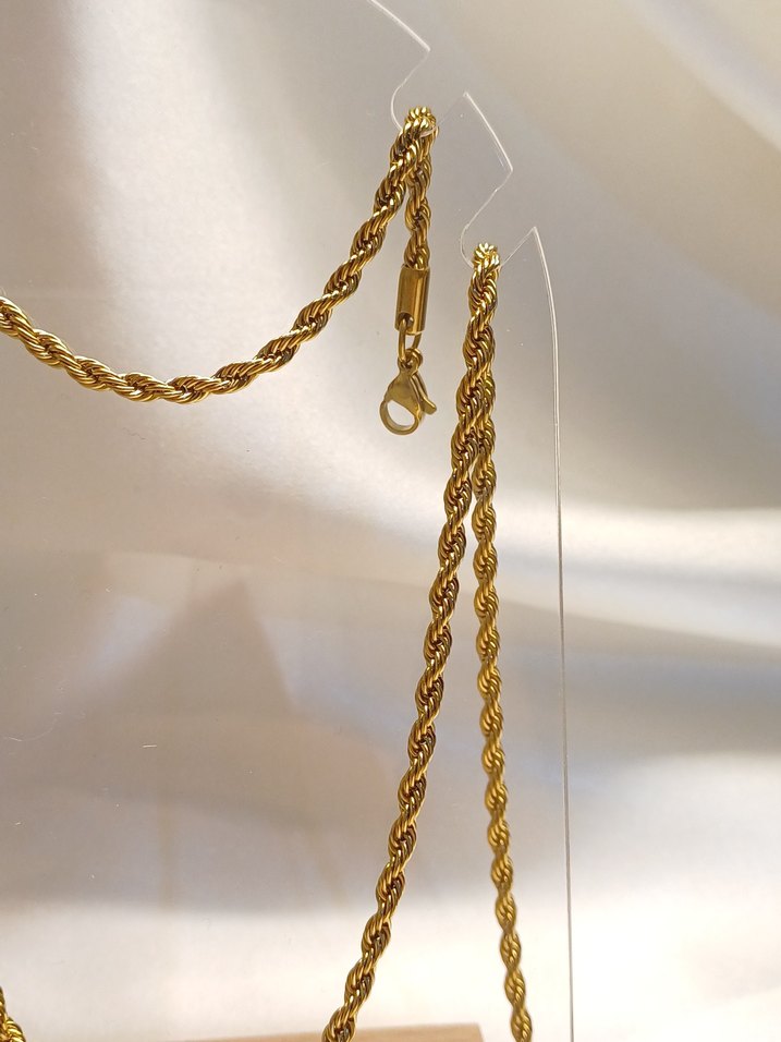 Çelik Burgu Kolye + Burgu Bileklik Set - Görsel 2