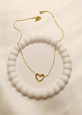 Çelik Kalp Kolye - Görsel 2