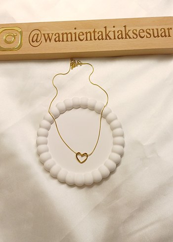 Çelik Kalp Kolye - Görsel 3