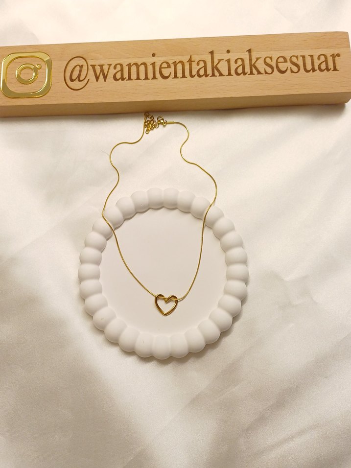 Çelik Kalp Kolye - Görsel 3