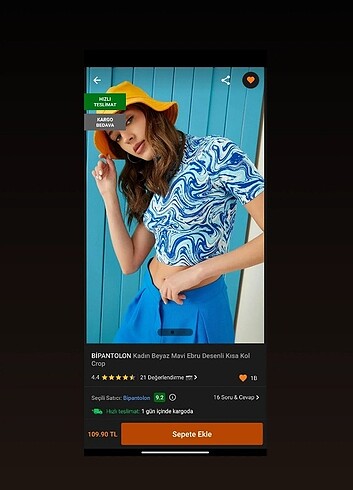 Trendyol & Milla Kısa kol Crop