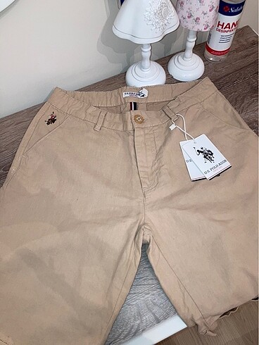 Us polo etiketli capri pantolon