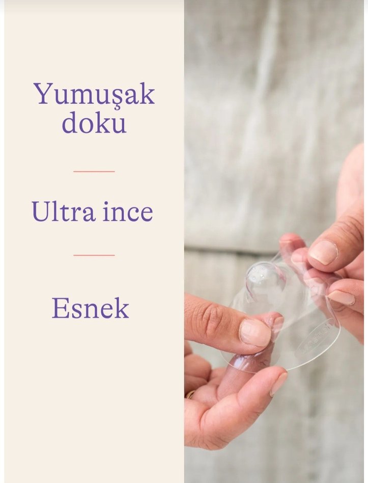 Lansinoh Beyaz Göğüs Ucu Koruyucu 2'li - Görsel 2