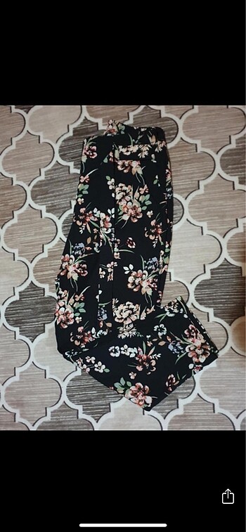 m Beden çeşitli Renk Desenli pantalon
