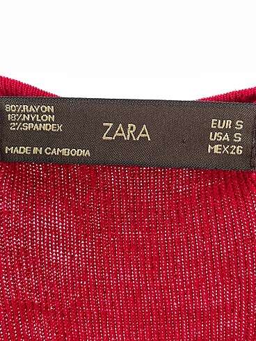s Beden kırmızı Renk Zara Uzun Elbise %70 İndirimli.