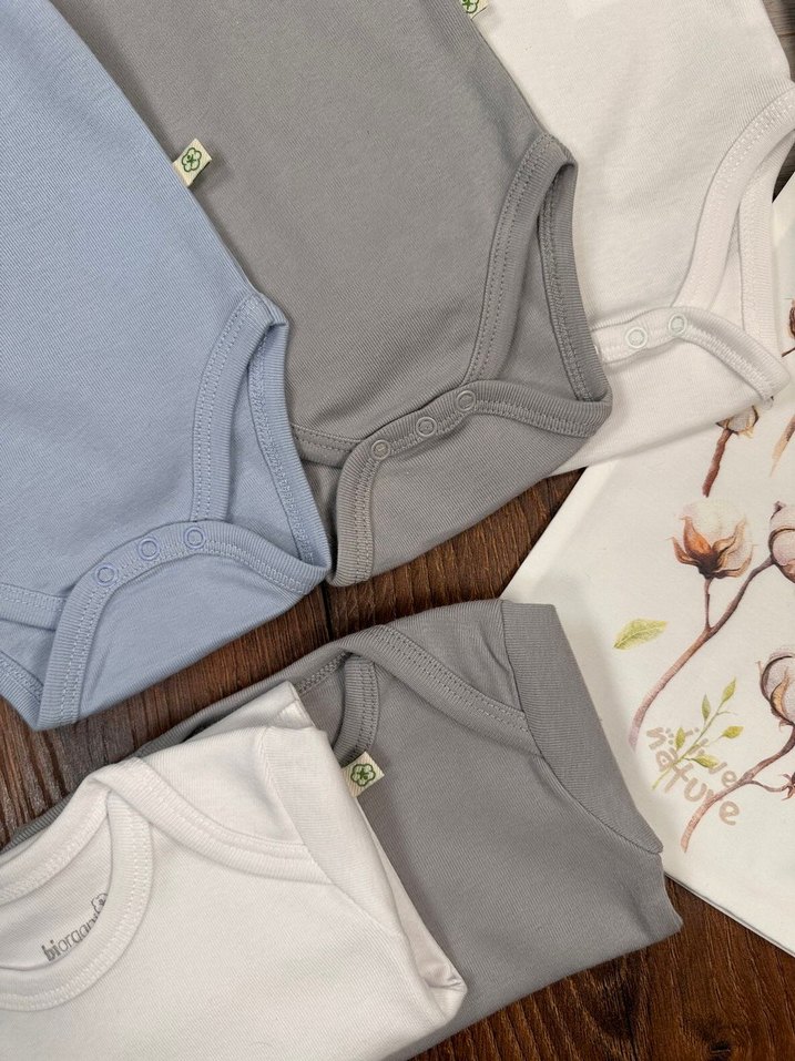 Çanta Hediyeli  Bebek Erkek Kısa Kollu Pamuklu Body Seti - Görsel 2