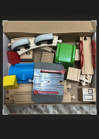 IKEA Ahşap Tren Seti - Görsel 2