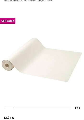 IKEA ÇİZİM KAĞIDI RULOSU
