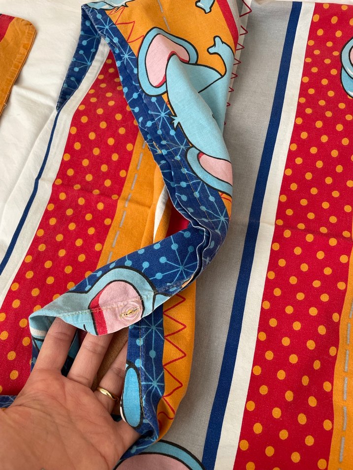 Renkli Fil Desenli Bebek Nevresim Takımı - Görsel 3