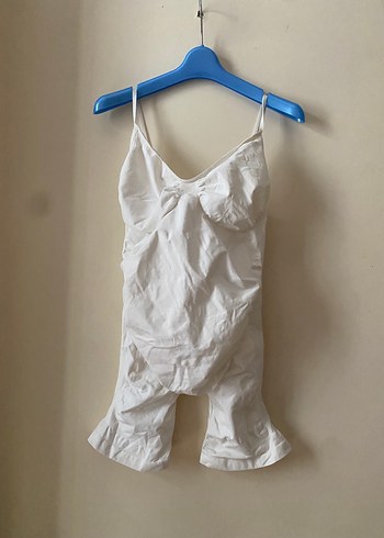 Beyaz İnce Askılı Hamile Korsesi - Görsel 4