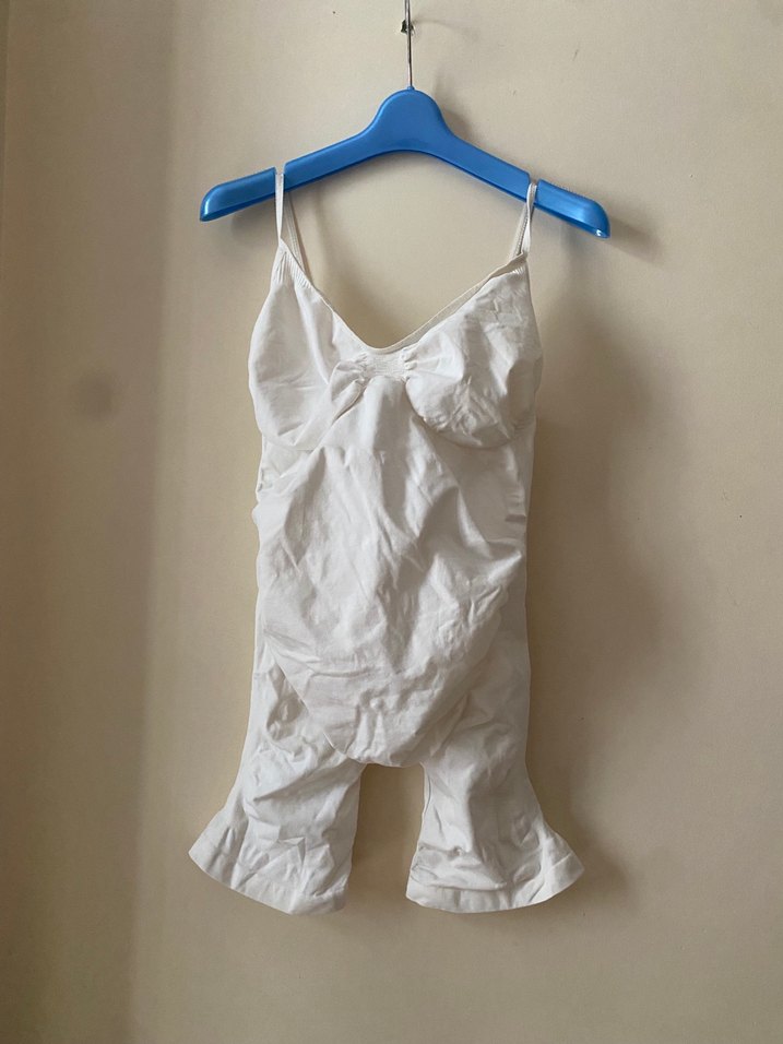 Beyaz İnce Askılı Hamile Korsesi - Görsel 4