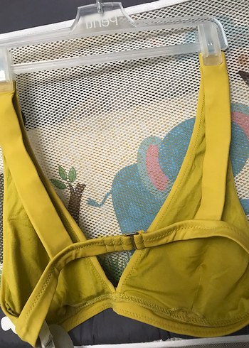 m Beden sarı Renk Sarı Midi Bikini Üstü